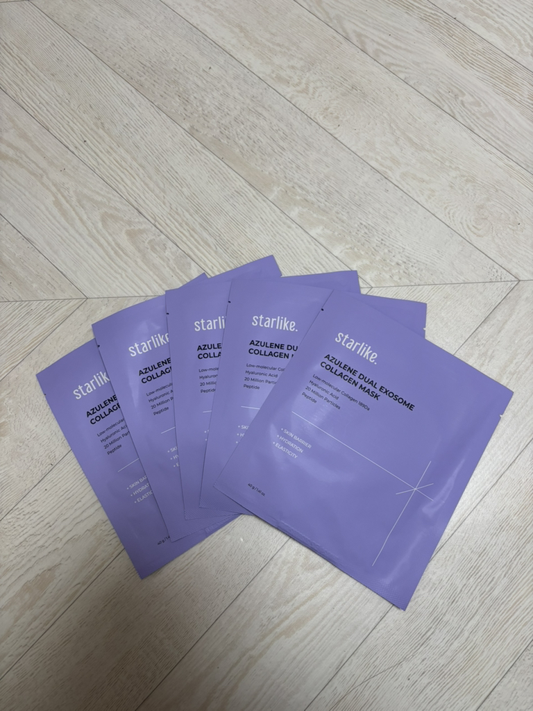 星形 Azulene 双外胚层胶原蛋白面膜 review image