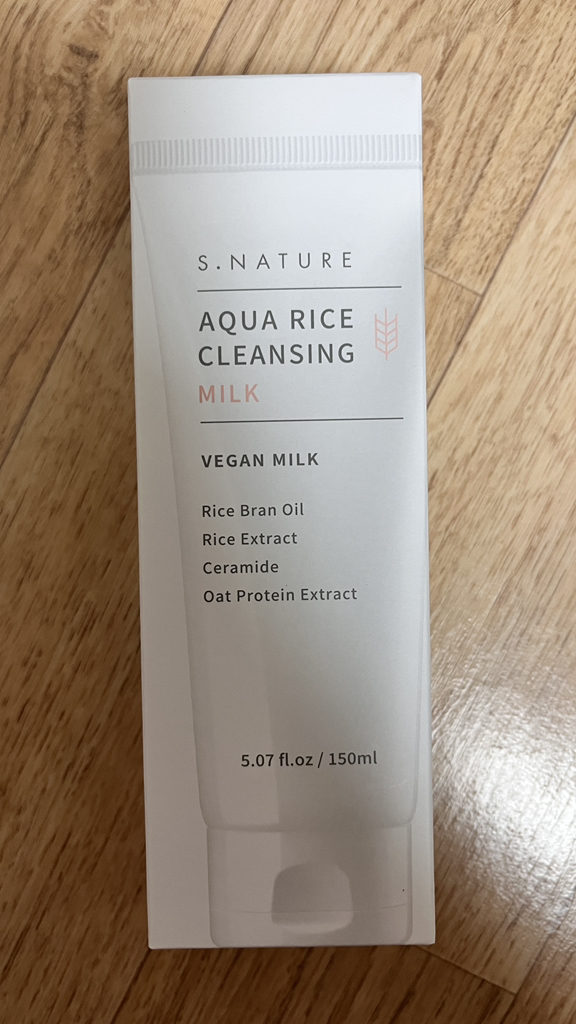 에스네이처 (S.NATURE) 아쿠아 라이스 클렌징 밀크 review image