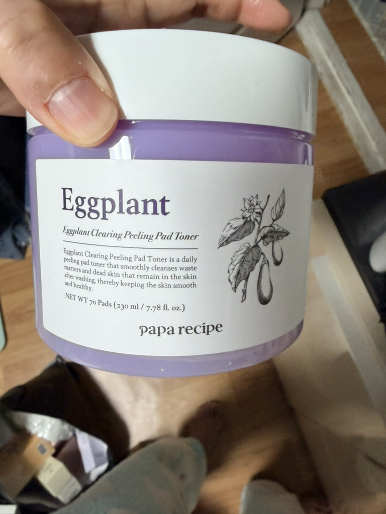 파파레서피 (Paparecipe) 가지 클리어링 필링 패드 토너 review image
