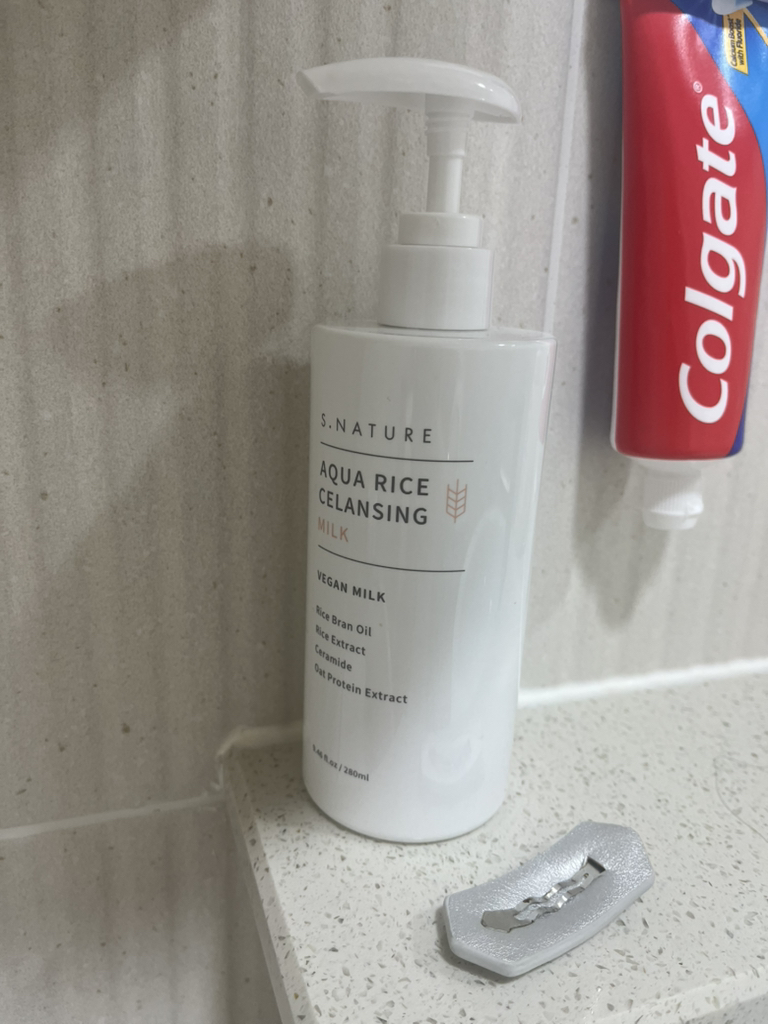 에스네이처 (S.NATURE) 아쿠아 라이스 클렌징 밀크 review image