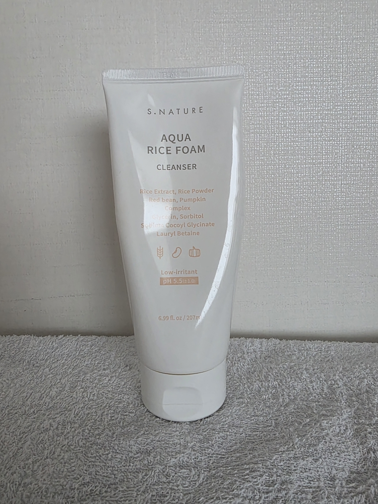 S.NATURE Aqua Rice Acidic Cleansing Foam review image