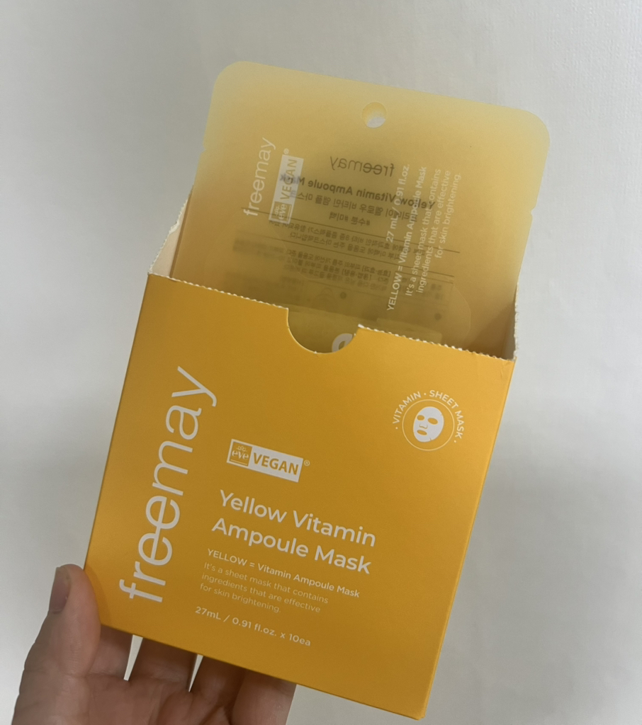프리메이 (freemay) 옐로우 비타민 앰플 마스크 review image