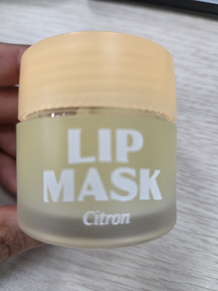 다이소 (daiso) 립 슬리핑 마스크 [유자] review image