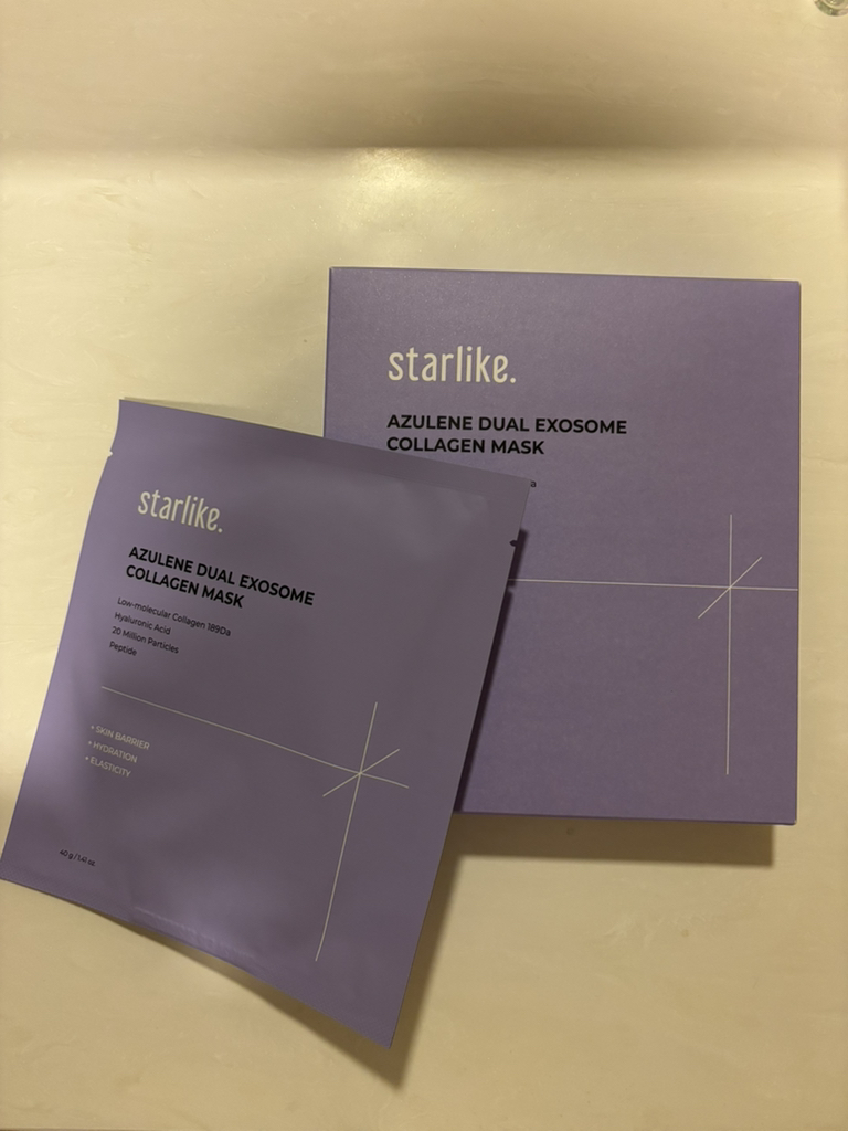 스타라이크 (starlike.) 아줄렌 듀얼 엑소좀 콜라겐 마스크 review image