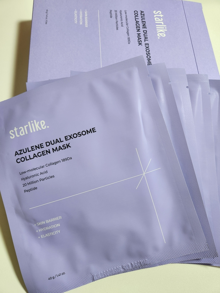 스타라이크 (starlike.) 아줄렌 듀얼 엑소좀 콜라겐 마스크 review image