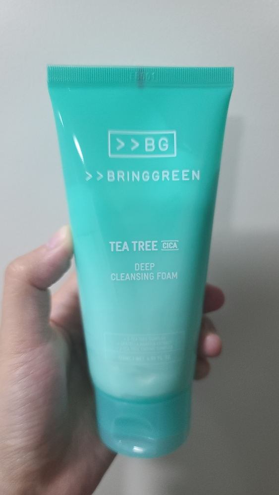브링그린 (BRINGGREEN) 티트리시카딥클렌징폼 review image