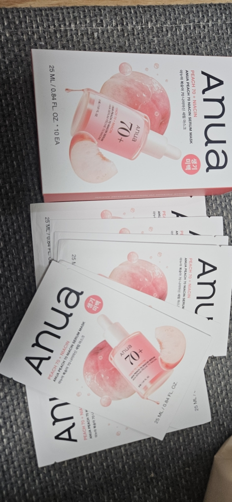 아누아 (Anua) 복숭아 나이아신아마이드 세럼 마스크 review image
