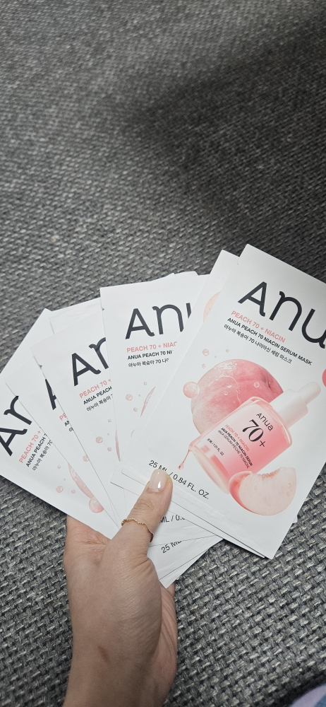 아누아 (Anua) 복숭아 나이아신아마이드 세럼 마스크 review image
