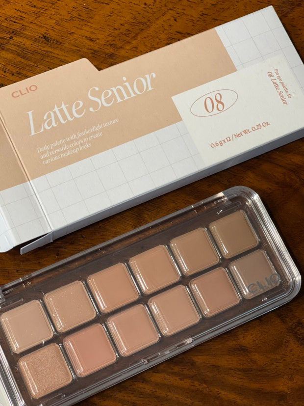CLIO Paleta de ojos Pro Eye Palette Air [La ganadora es la nº 8 Latte]. review image