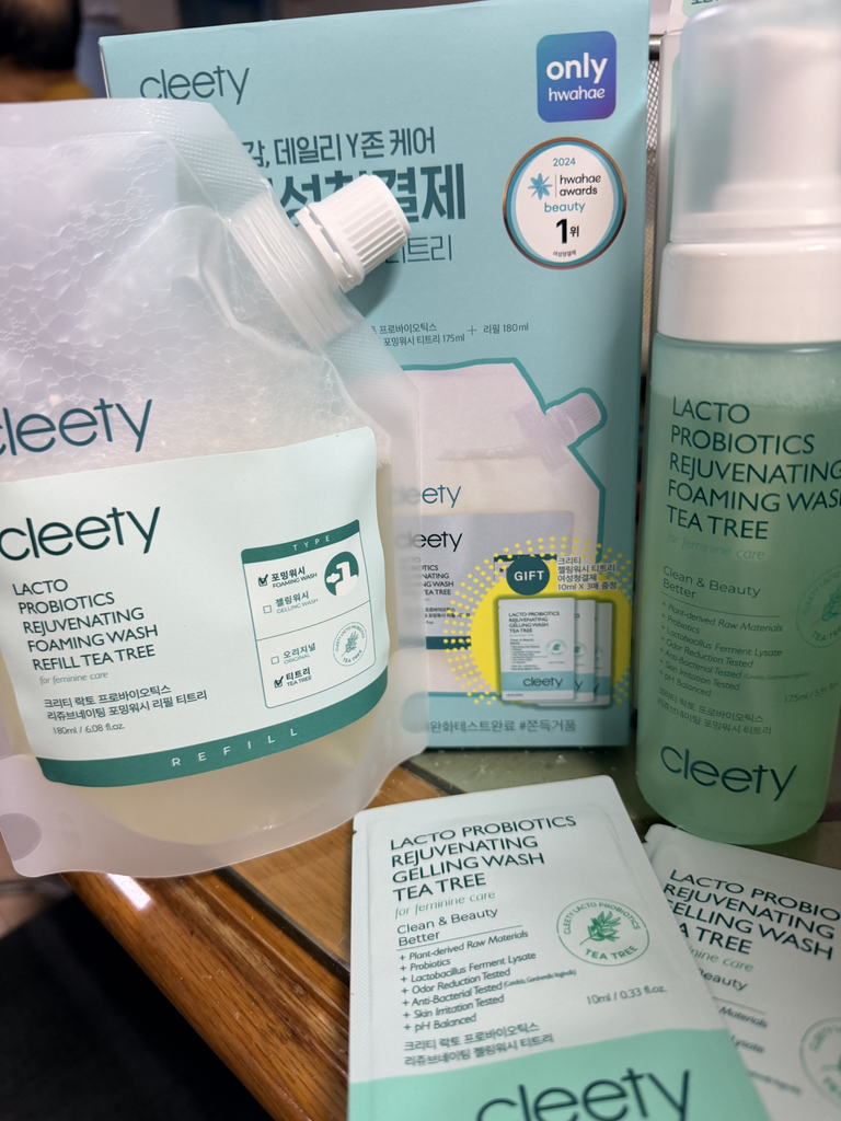 크리티 (cleety) 락토 프로바이오틱스 여성청결제 포밍워시 [티트리] review image