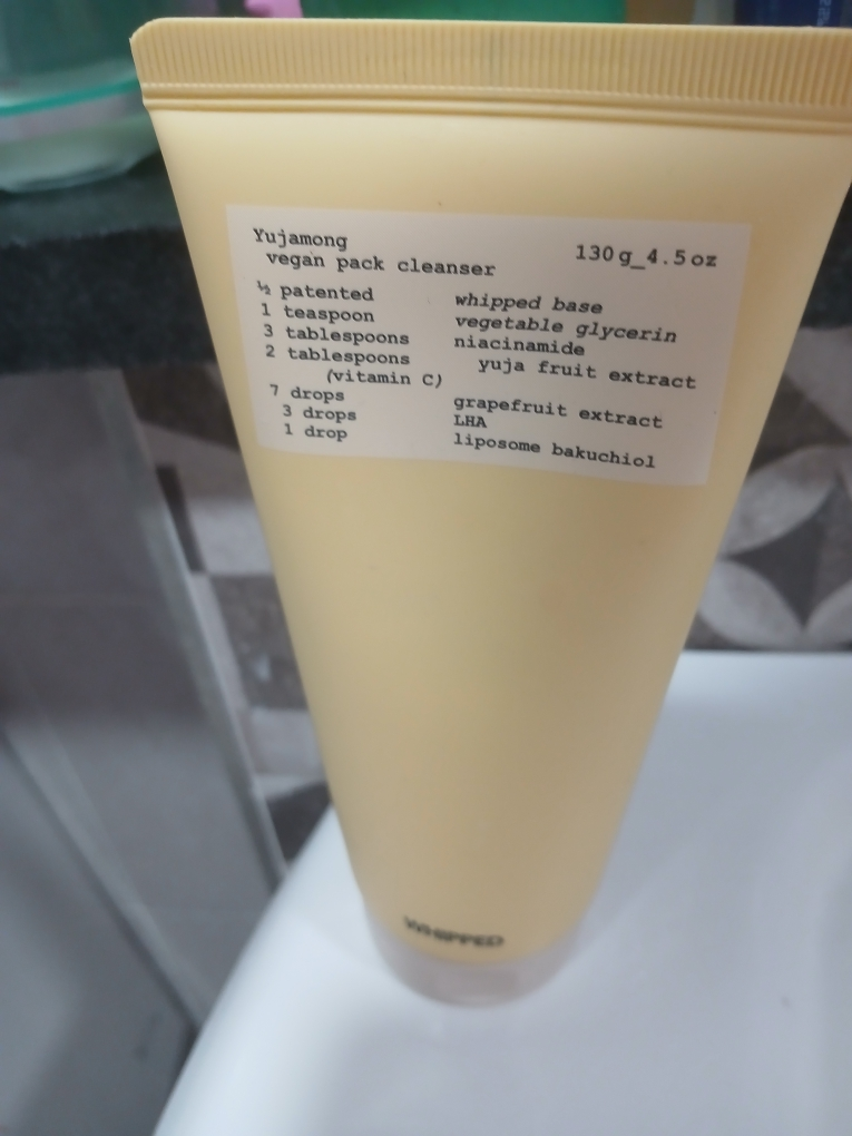 휩드 (WHIPPED) 비건 팩클렌저 [유자몽] review image