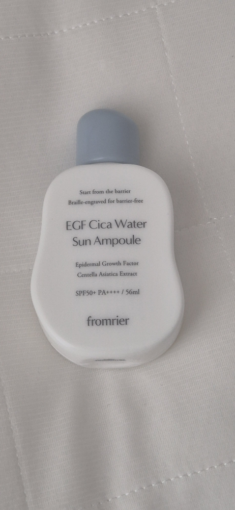 프롬리에 (fromrier) 비건 EGF 시카 워터 선앰플 [SPF50+/PA++++] review image