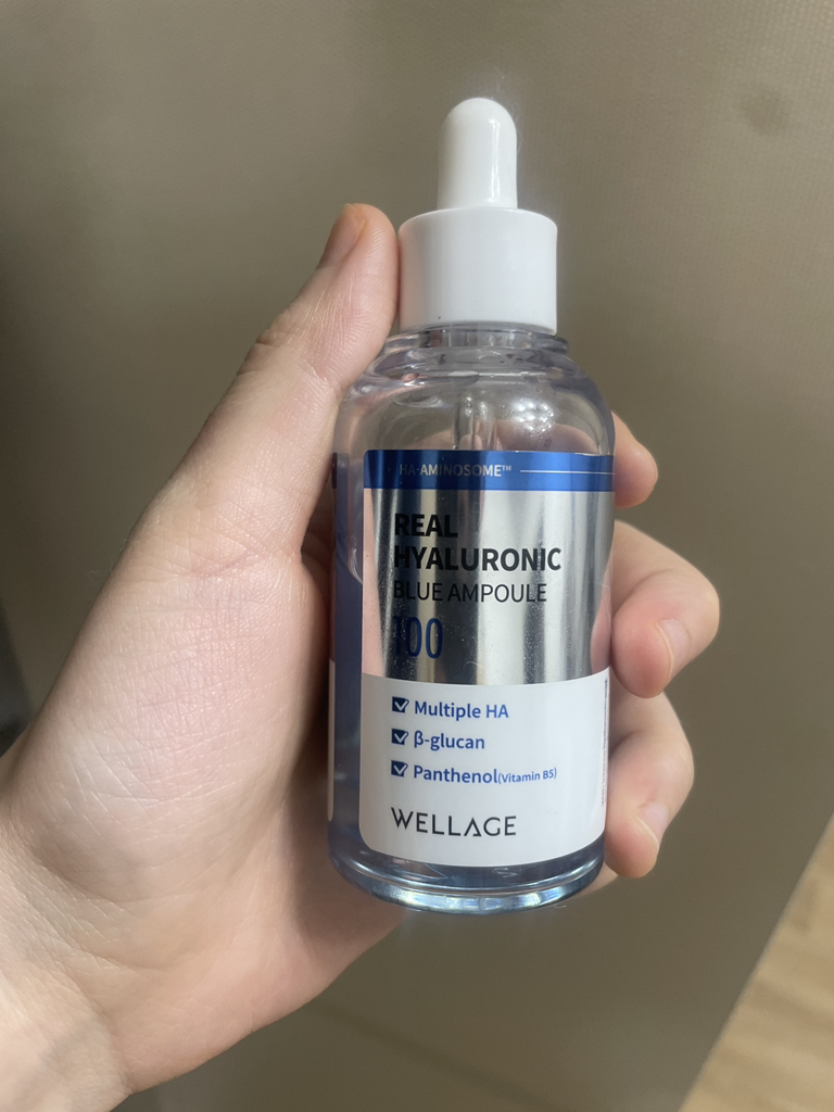 웰라쥬 (WELLAGE) 리얼 히알루로닉 블루 100 앰플 review image