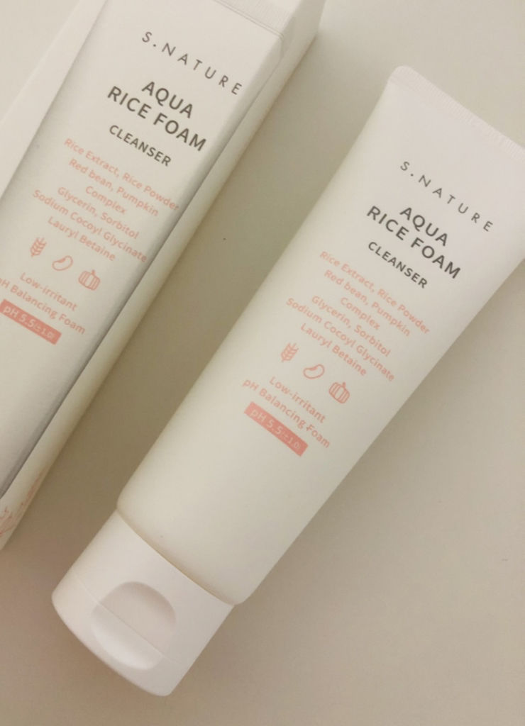 에스네이처 (S.NATURE) 아쿠아 라이스 약산성 클렌징 폼 review image