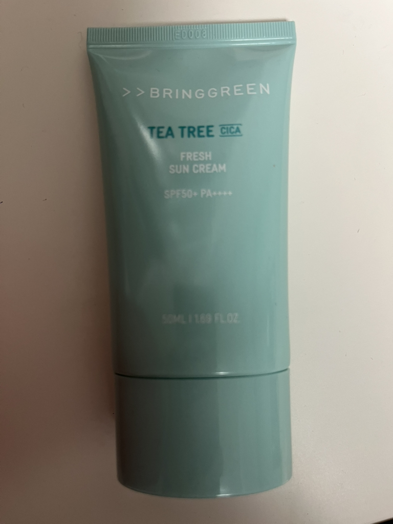 BRINGGREEN Crema solar fresca TeaTricica [SPF50+/PA++++] review image
