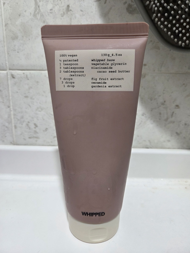 WHIPPED Pack Vegano Tubo Limpiador [Mantequilla de Higo] review image