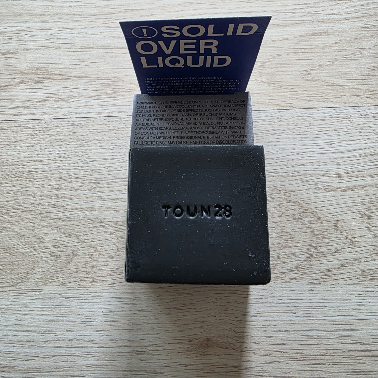 TOUN28 Champú en barra S21 Frijol negro [Fortalece la barrera del cuero cabelludo] review image