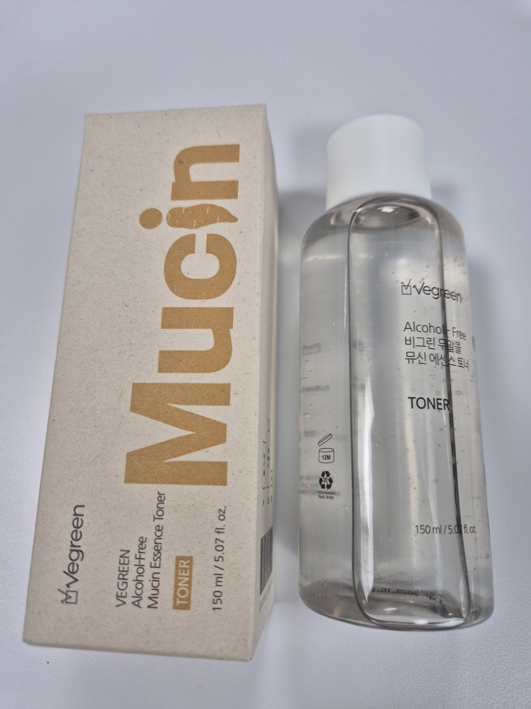 비그린 (Vegreen) 무알콜 뮤신 에센스 토너 review image