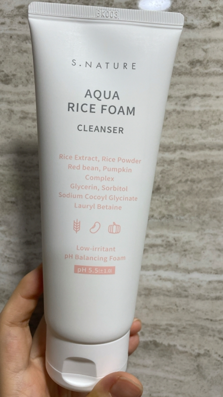 善自然 善自然水库大米弱酸性洗面奶 review image