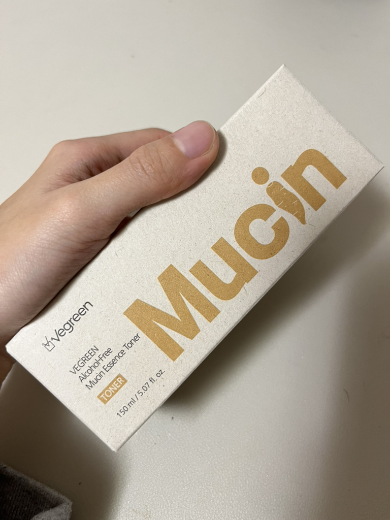 Vegreen Toner không cồn Mucin Essence review image