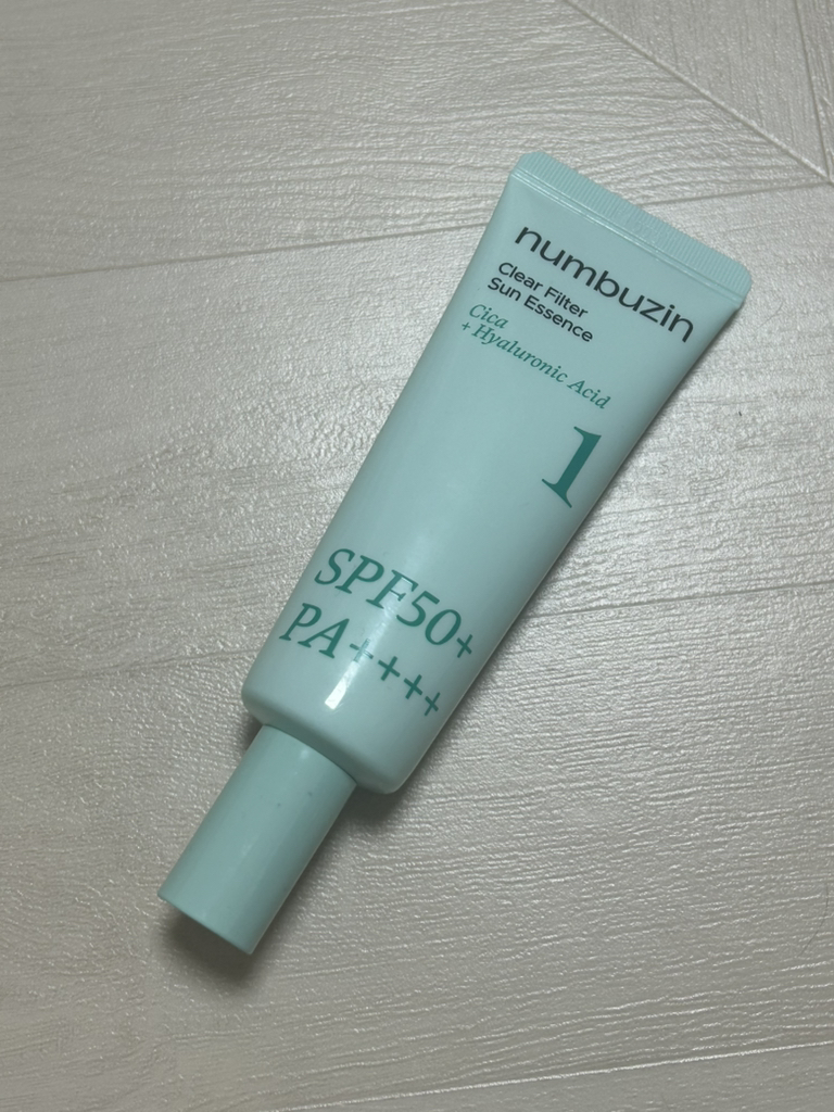 numbuzin No.1 Crema solar de película acuosa limpia y calmante [SPF50+/PA++++] review image