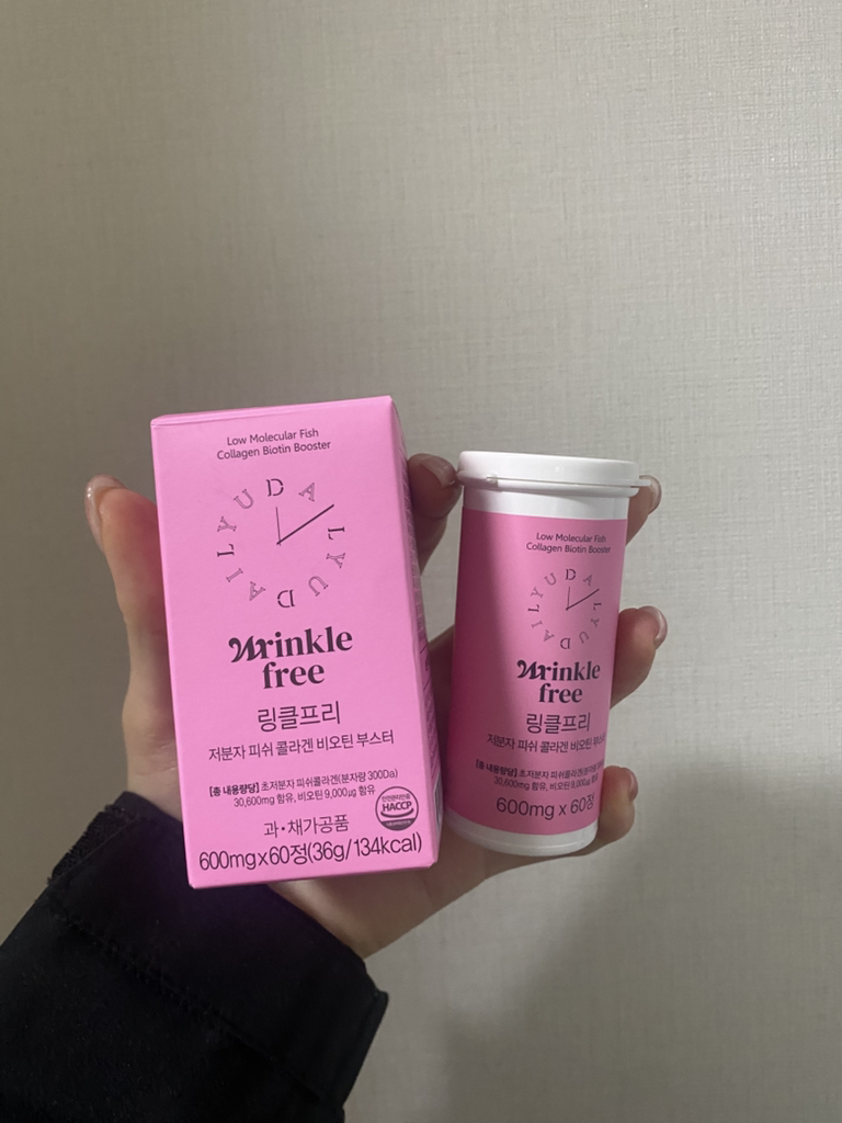 데일리유 (DAILYU) 링클프리 저분자 피쉬 콜라겐 비오틴 부스터 review image