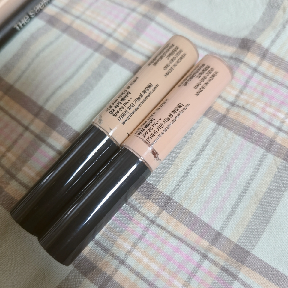 더샘 (theSAEM) 커버 퍼펙션 팁 컨실러 [SPF28/PA++] [피치베이지] review image