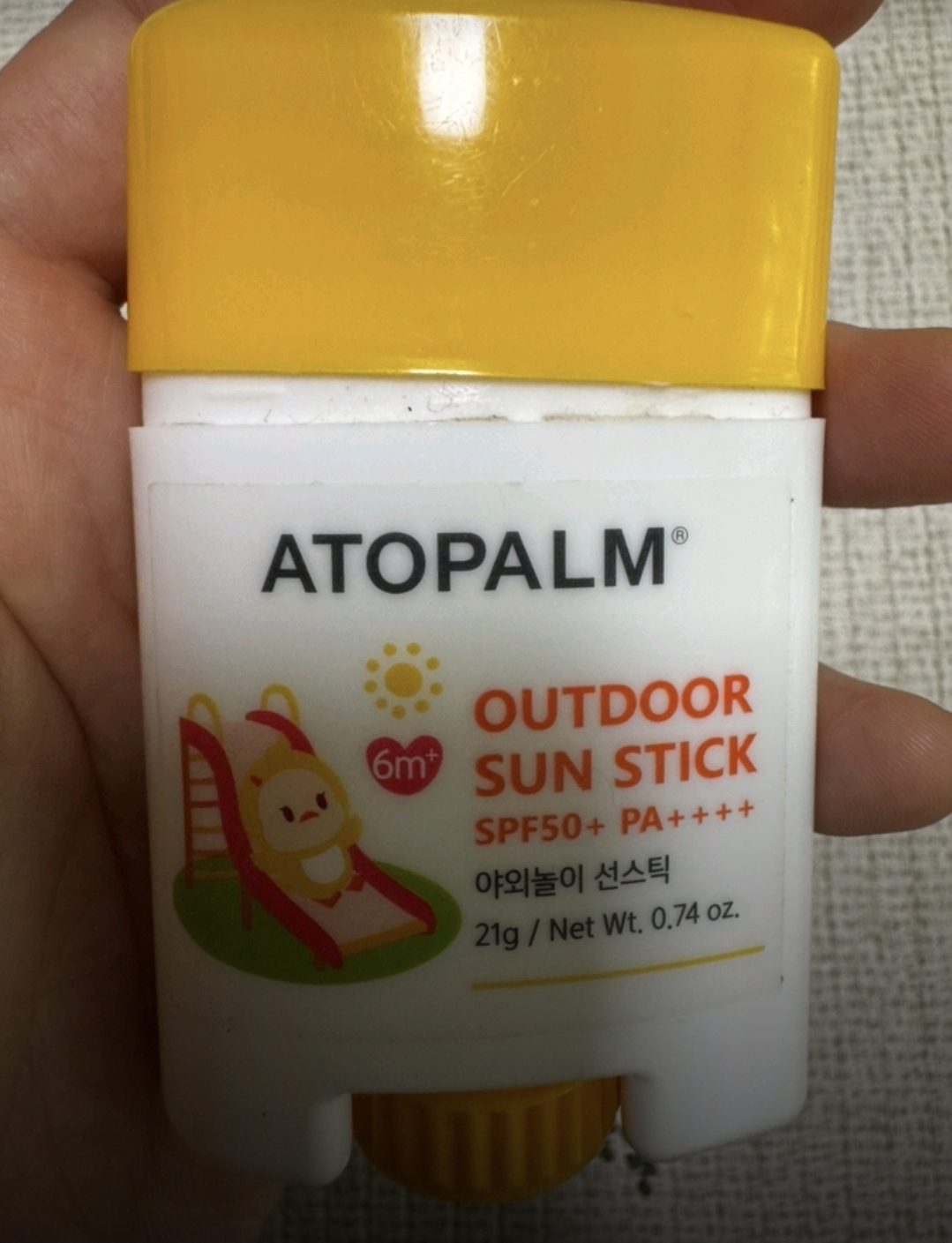 아토팜 (ATOPALM) 야외놀이 선스틱 [SPF50+/PA++++] review image