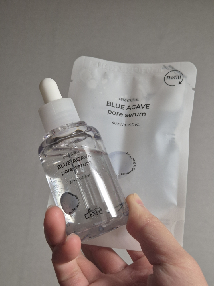 다자연 (allNATURAL) 블루 아가베 포어 세럼 review image