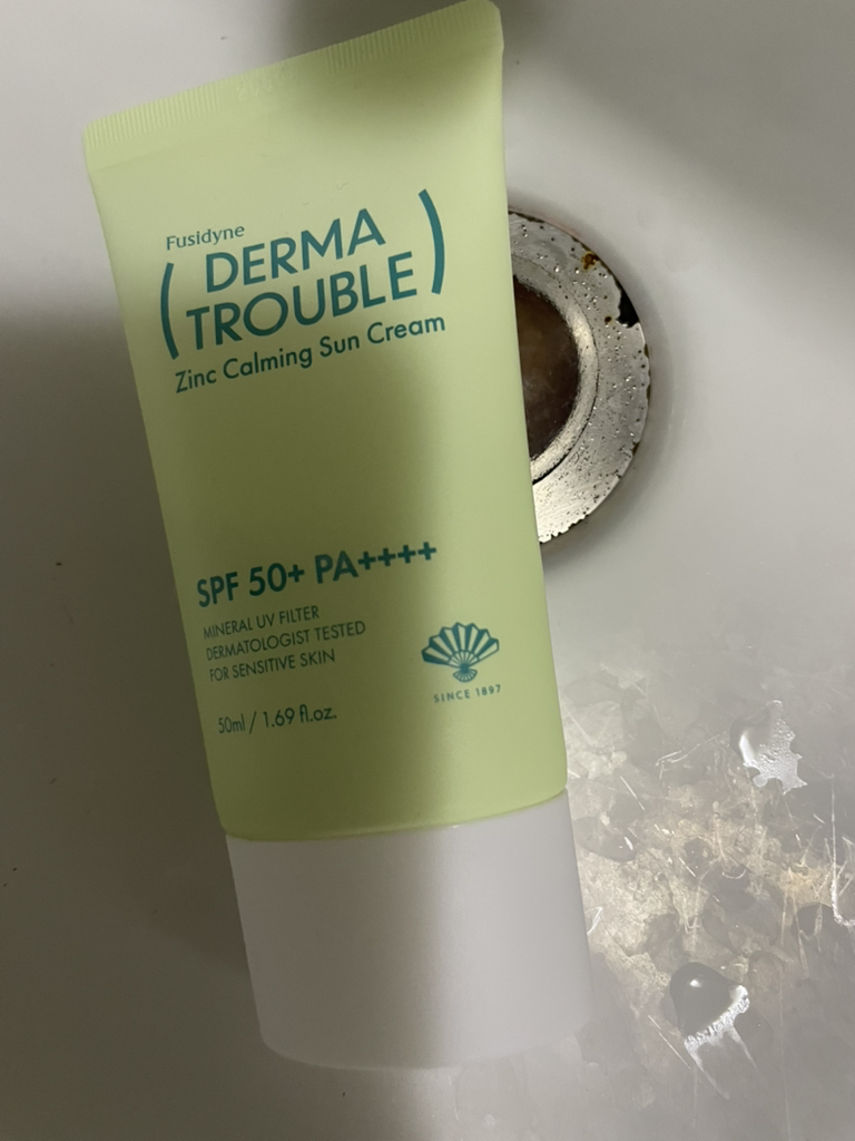 후시다인 (Fusidyne) 더마 트러블 징크 카밍 선크림 [SPF50+/PA++++] review image