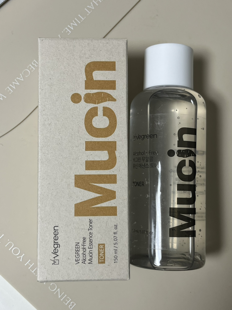 비그린 (Vegreen) 무알콜 뮤신 에센스 토너 review image