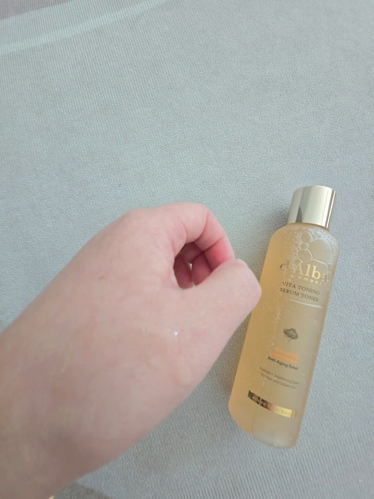 d'Alba Vita Toning Serum Toner reviews | Hwahae