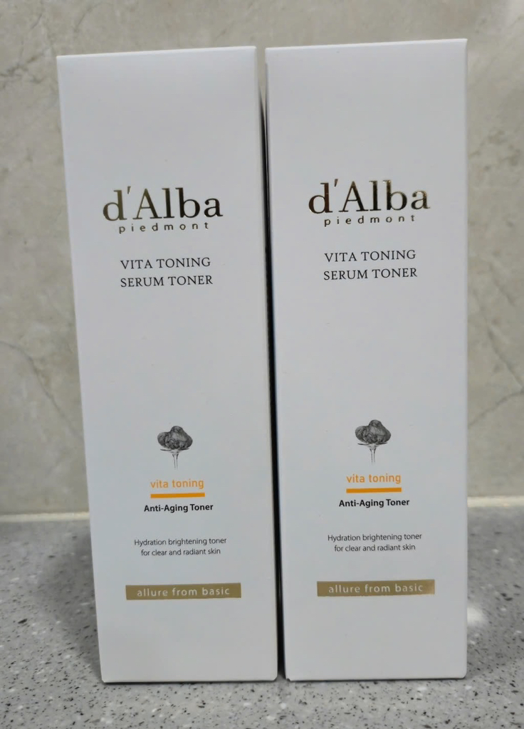 d'Alba Vital Toning Serum Toner セット ビタトーニング セラムトナー (180ml)