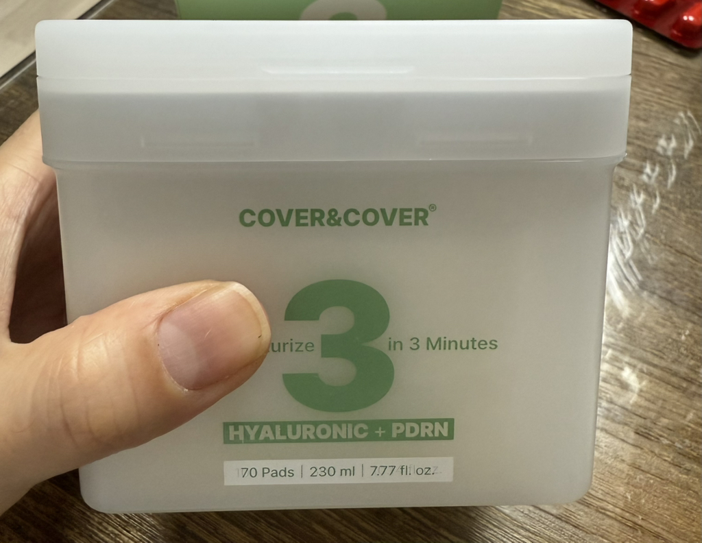 커버앤커버 (COVER&COVER) 애플민트 히알루론산 PDRN 3분 패드 팩 review image