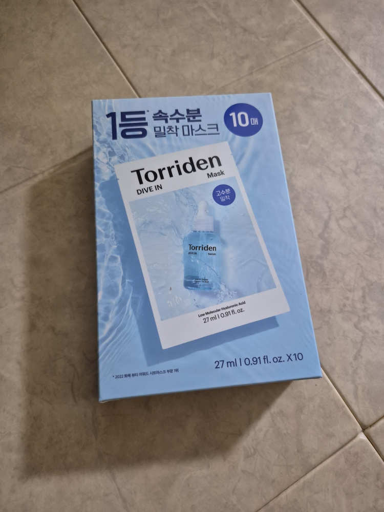 토리든 (Torriden) 다이브인 저분자 히알루론산 마스크 review image