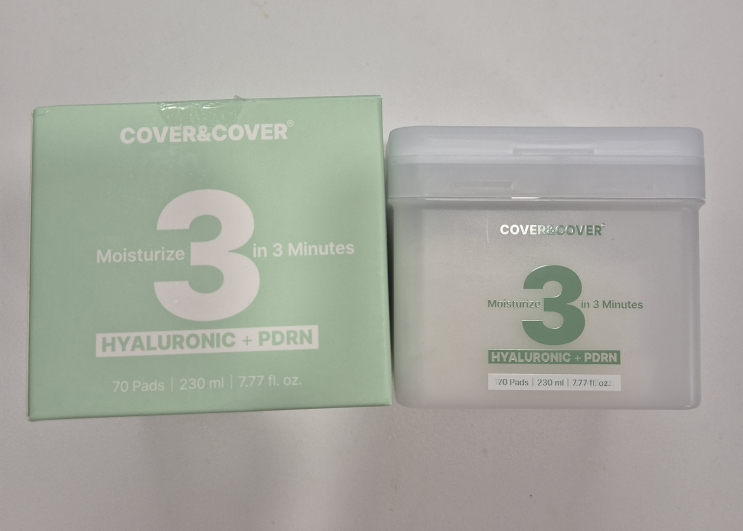 커버앤커버 (COVER&COVER) 애플민트 히알루론산 PDRN 3분 패드 팩 review image