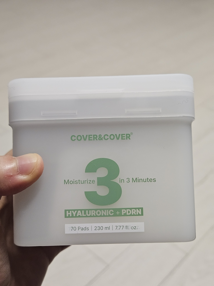 커버앤커버 (COVER&COVER) 애플민트 히알루론산 PDRN 3분 패드 팩 review image