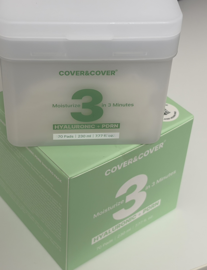 커버앤커버 (COVER&COVER) 애플민트 히알루론산 PDRN 3분 패드 팩 review image