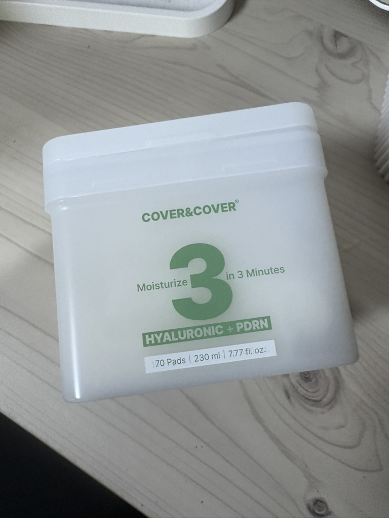 커버앤커버 (COVER&COVER) 애플민트 히알루론산 PDRN 3분 패드 팩 review image