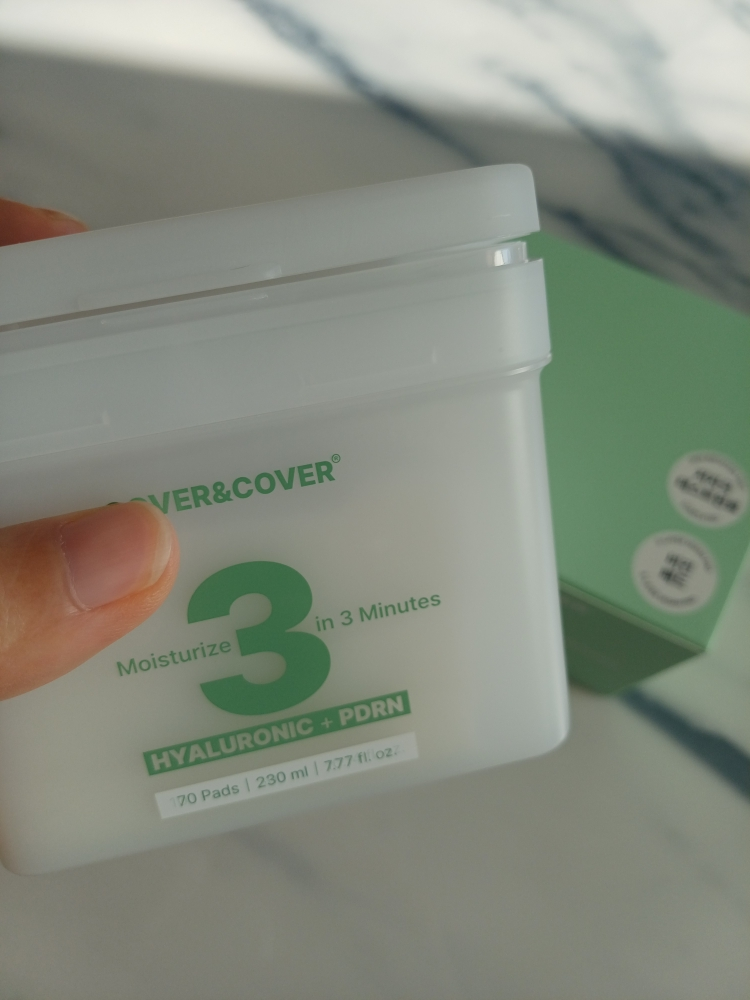 커버앤커버 (COVER&COVER) 애플민트 히알루론산 PDRN 3분 패드 팩 review image
