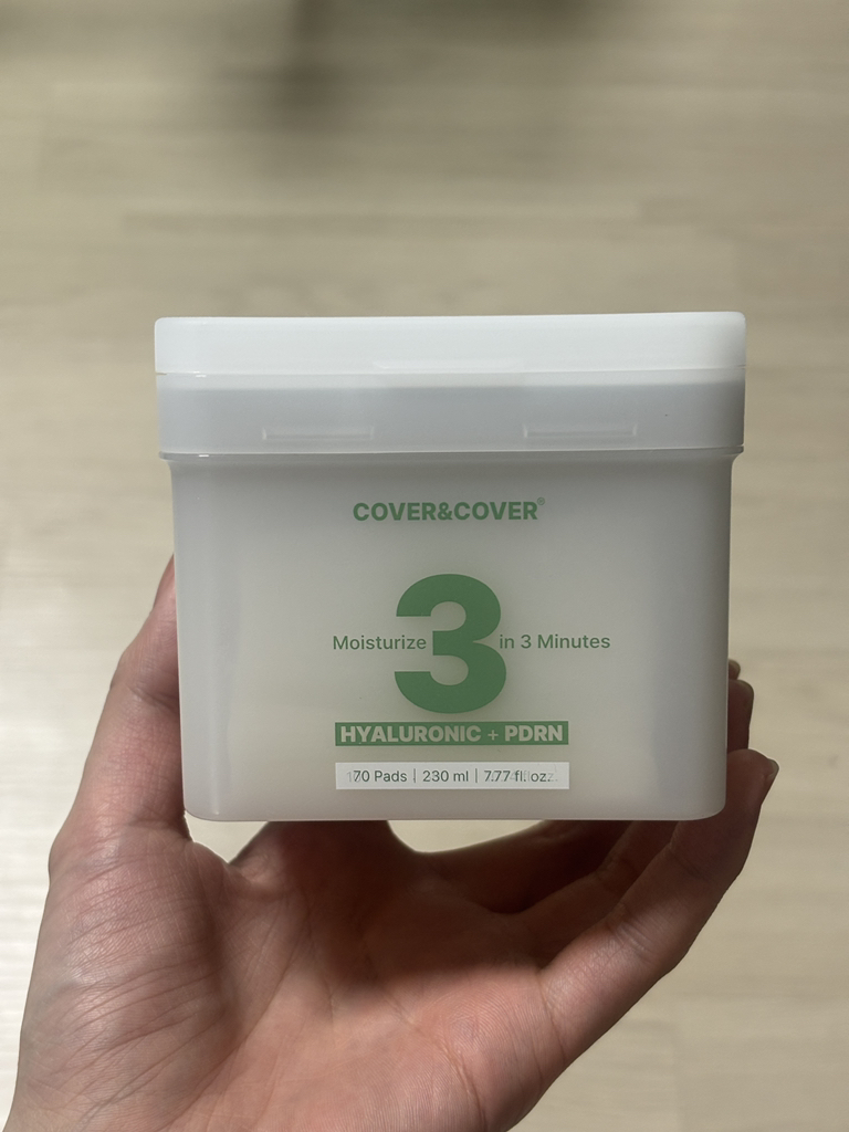 커버앤커버 (COVER&COVER) 애플민트 히알루론산 PDRN 3분 패드 팩 review image