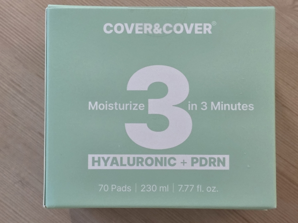 COVER&COVER Apple Mint Hyaluronic Acid PDRN 3-Minute Pad Pack review image