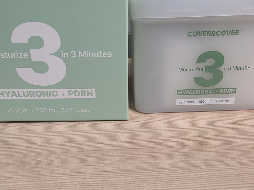 COVER&COVER Apple Mint Hyaluronic Acid PDRN 3-Minute Pad Pack review image