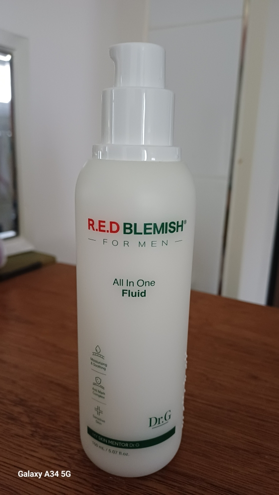 Dr.G R.E.D BLEMISH® FOR MEN All In One Fluid Reviews | Hwahae