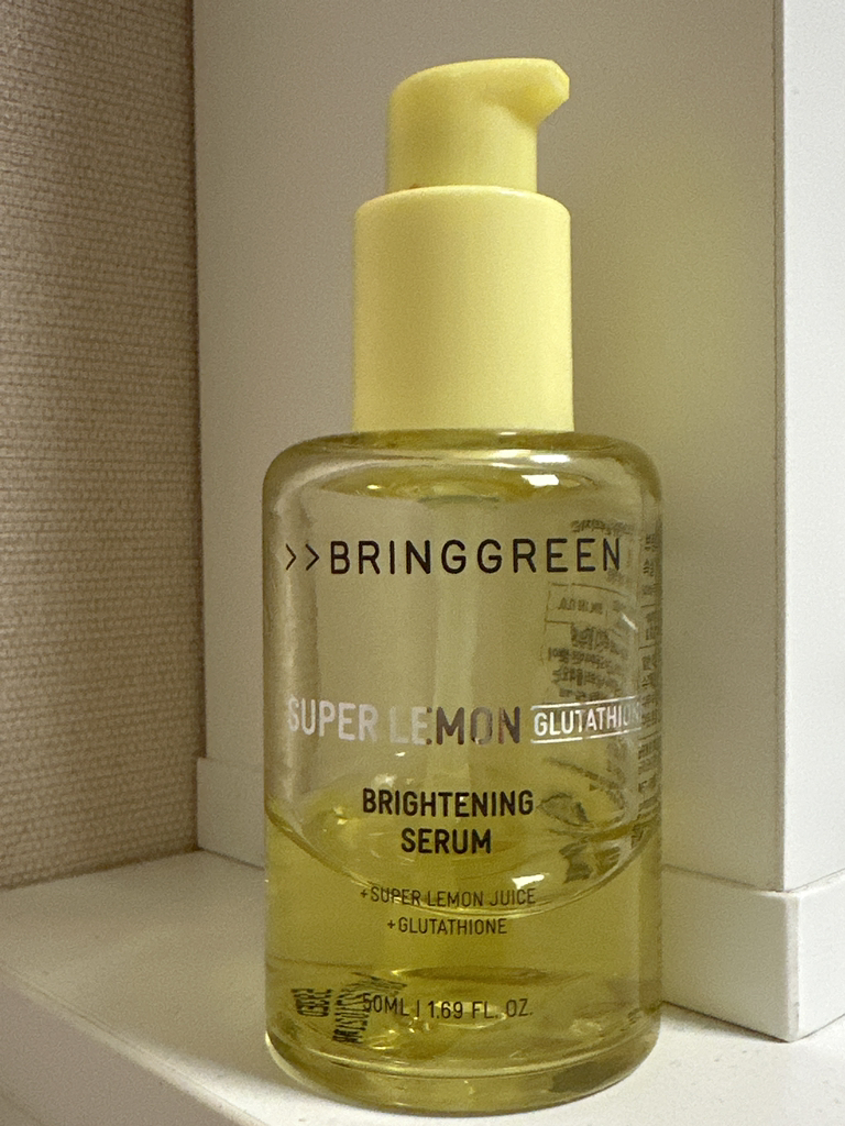 glutathione film korea BRINGGREEN SUPER LEMON GLUTATHIONE BRIGHTENING SERUM Reviews for 10s