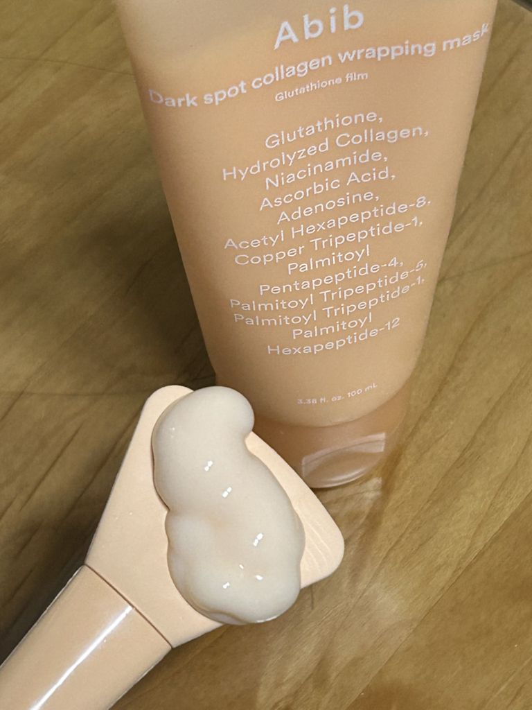 Abib Dark spot collagen wrapping mask Glutathione film Reviews for 40 and  Above