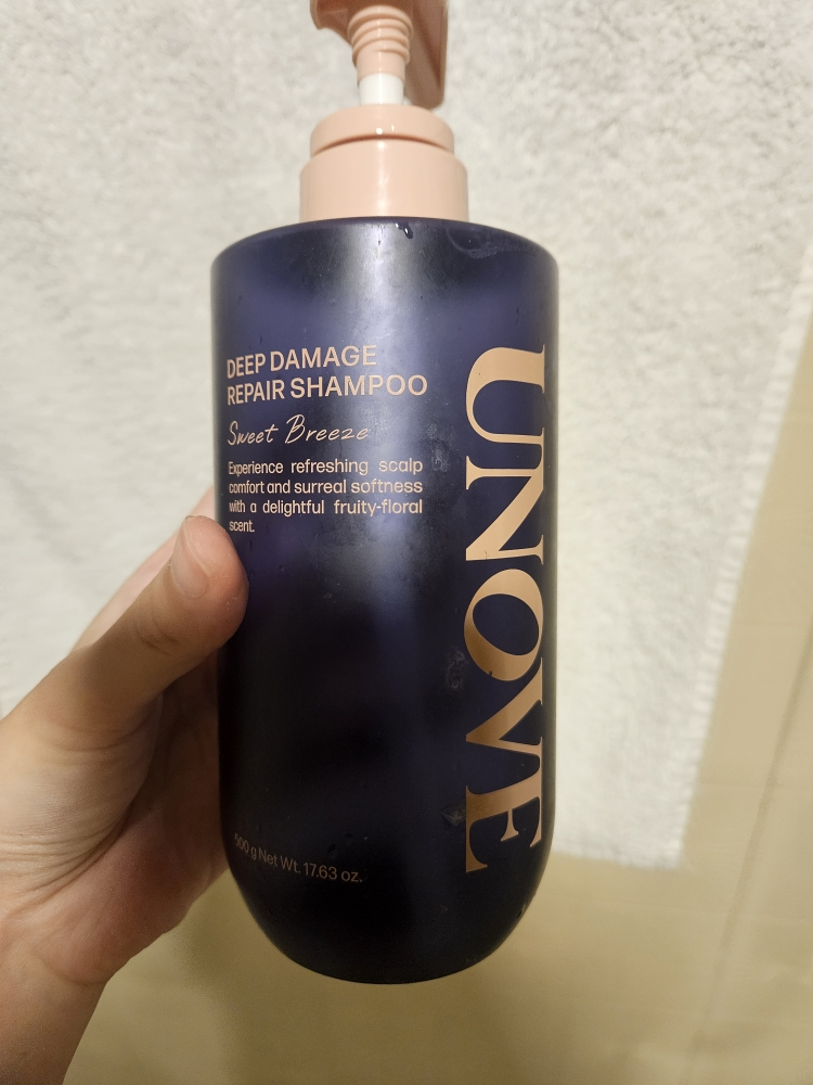 어노브 (UNOVE) 딥 데미지 리페어 단백질 샴푸 review image