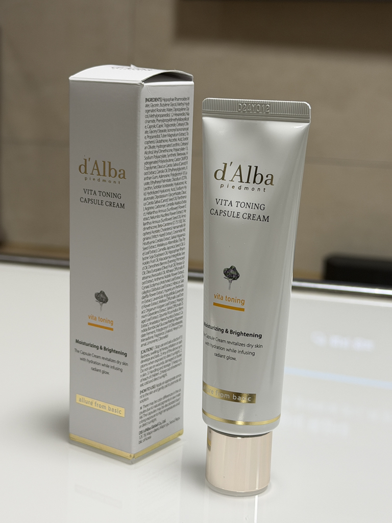 d'Alba Vita Toning Capsule Cream Reviews for Acne | Hwahae