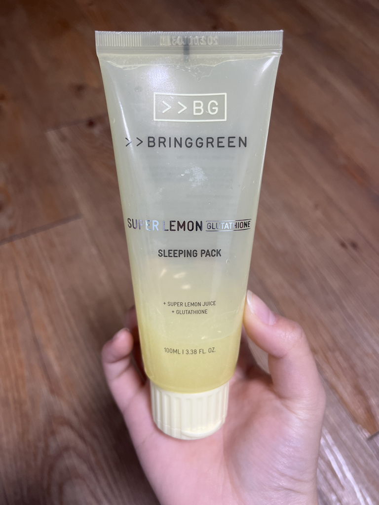 BRINGGREEN Super Lemon Glutathione Sleeping Pack Reviews for 20s | Hwahae