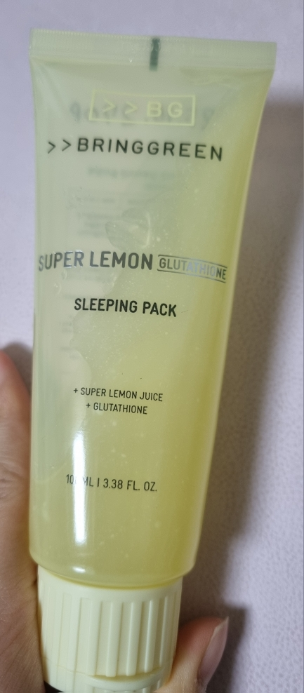 BRINGGREEN Super Lemon Glutathione Sleeping Pack Reviews for 20s | Hwahae